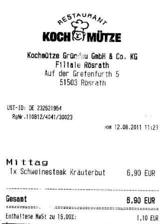 ifel Hffner Kochmtze Restaurant